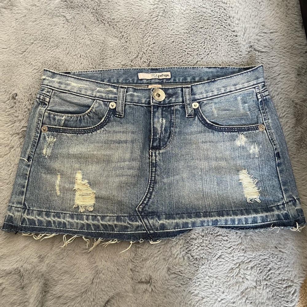 Jean Mini Skirt